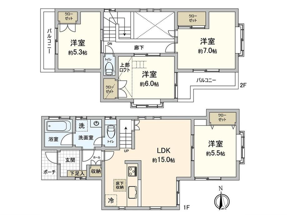 新町３（国立駅） 5300万円