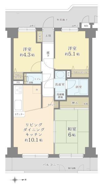 大切なペットと暮らせるマンション「コスモ長後パークウェイ」