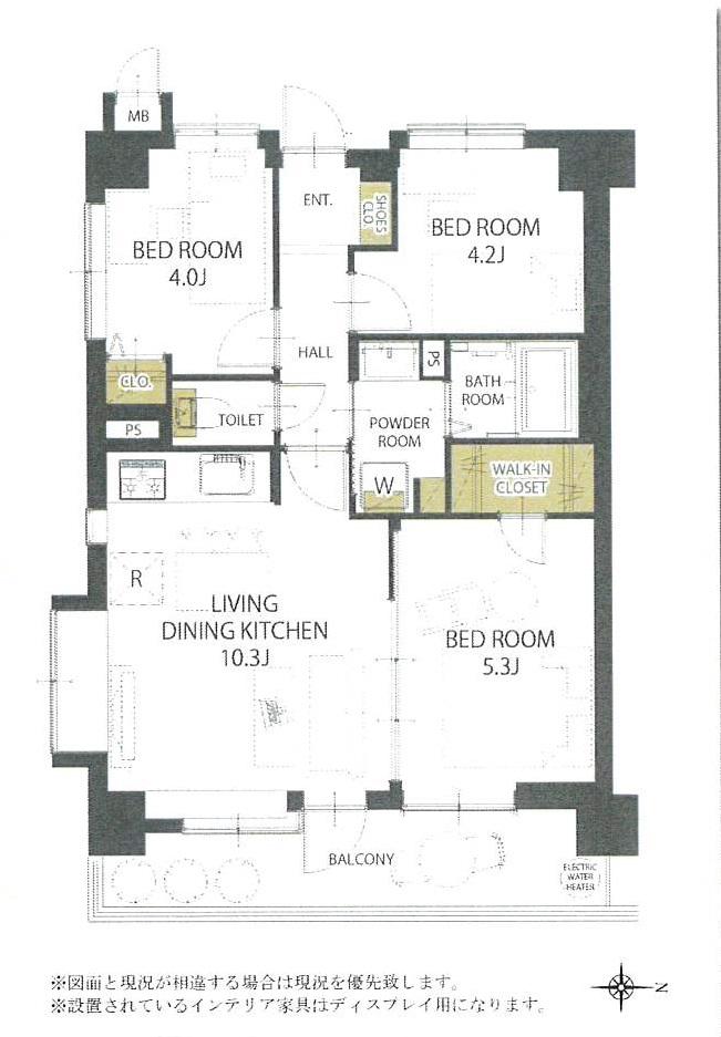 ライオンズマンション川越南古谷　5階　角部屋