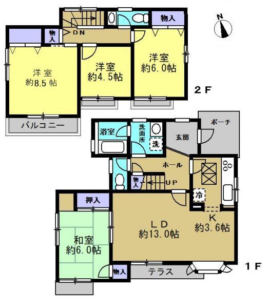 小山田桜台２（淵野辺駅） 2799万円