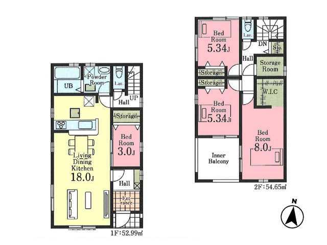 泉町（坂戸駅） 2880万円～3380万円