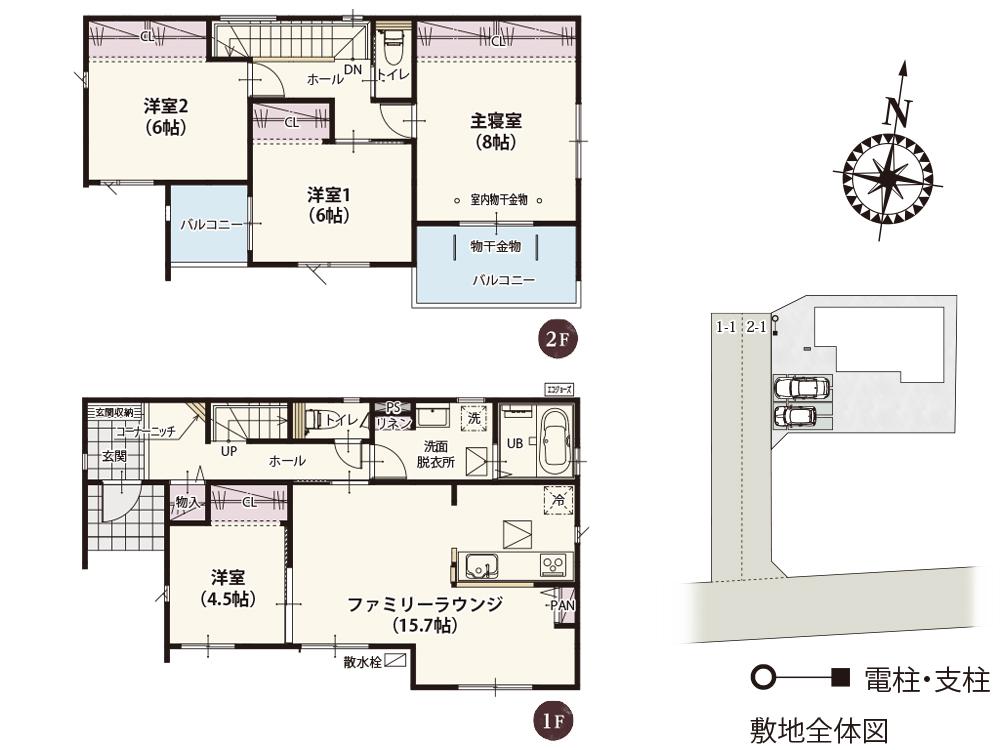 ワイウッドコート児玉郡上里町第54期　新築分譲住宅(株)横尾材木店