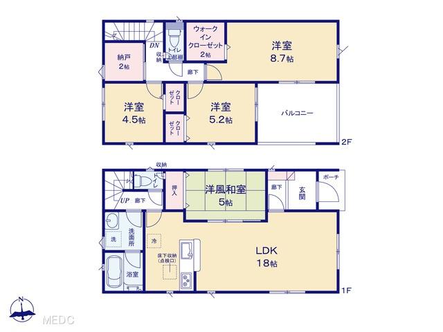 成田市大袋　第2　全3棟