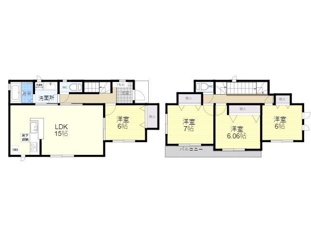 大字岩沢（元加治駅） 2490万円