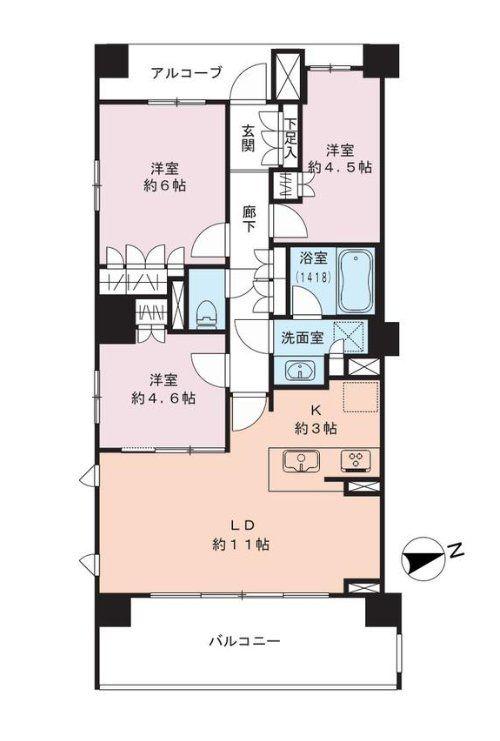 ブランズ津田沼奏の杜 4階【優和地所】