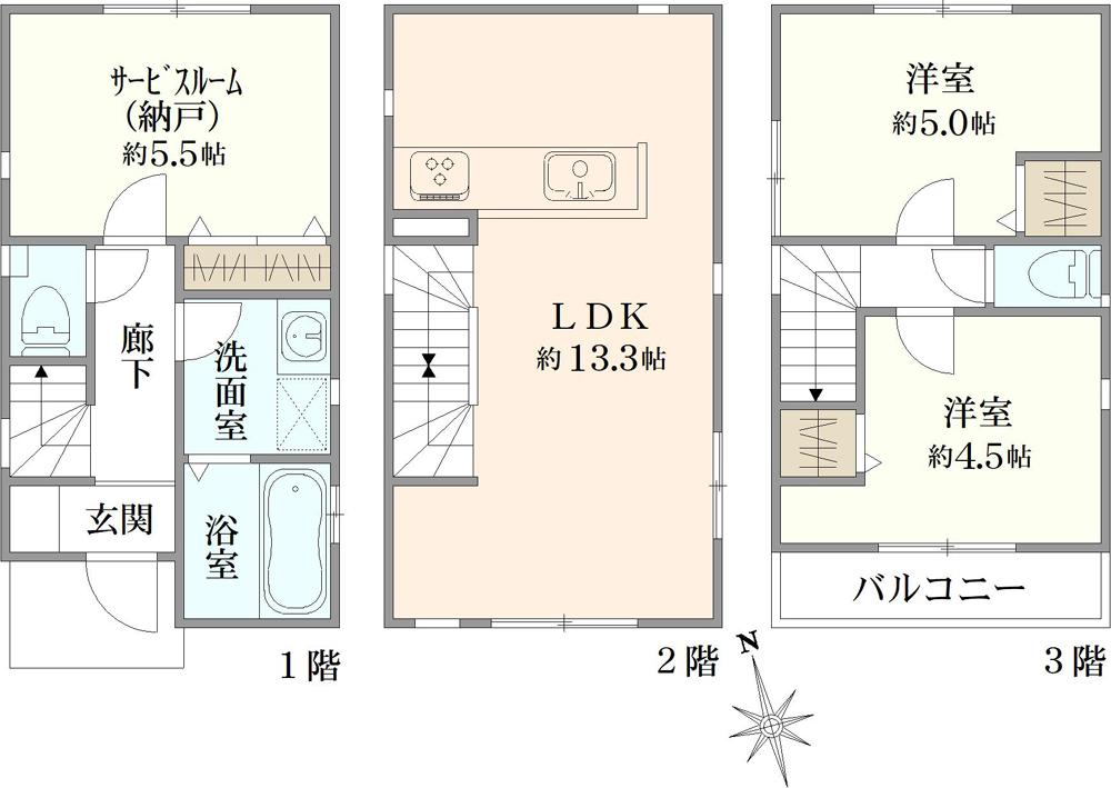 幸区東古市場　中古一戸建