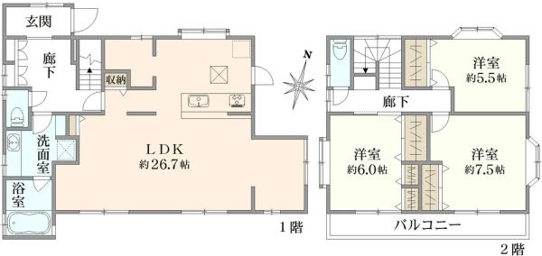 釜利谷西３ 4799万円