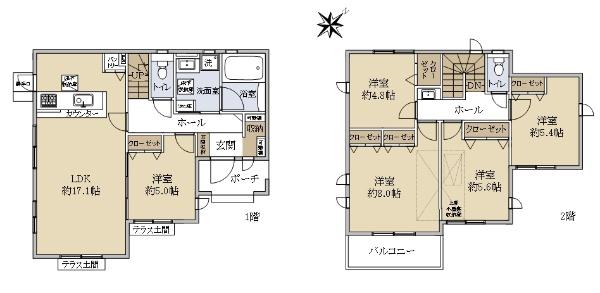 金井ヶ丘３（鶴川駅） 6280万円