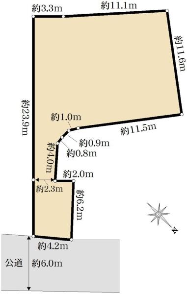 青葉区つつじが丘　古家付売地