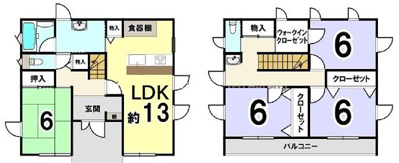 吉井町南陽台１（馬庭駅） 1890万円