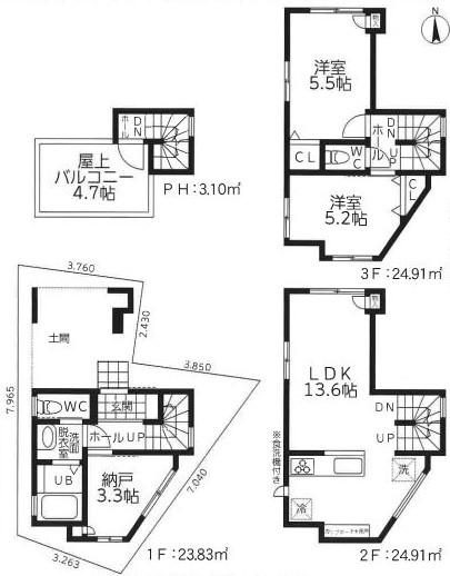 駅近は一生の宝です！京成高砂駅徒歩5分のZEH水準省エネ住宅！屋上バルコニーのある家