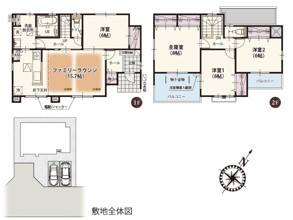 ワイウッドコート宇都宮市鶴田町第7期　新築分譲住宅(株)横尾材木店