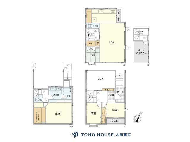 東雪谷１（洗足池駅） 1億1800万円