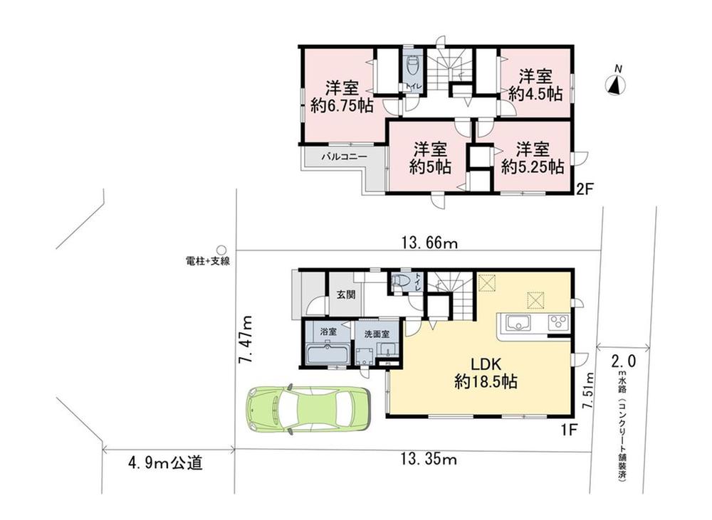 足立区辰沼2丁目　新築一戸建て　全1棟