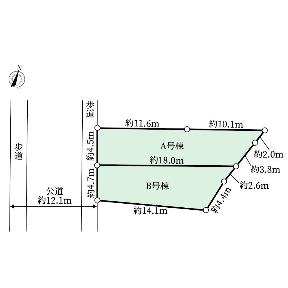 足立区大谷田1丁目　新築戸建2棟