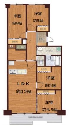 東砂３丁目ハイツ１号棟