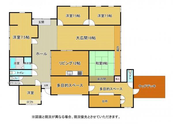 1990万円、7LDK、土地面積799.17平米、建物面積155.87平米