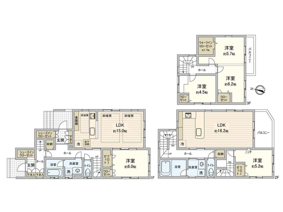 諏訪３（京王永山駅） 6680万円