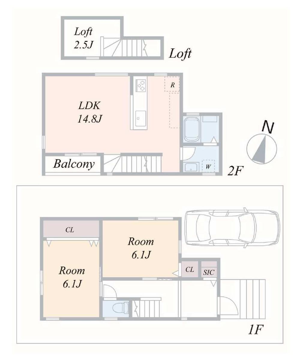 新築デザイナーズ分譲住宅　最寄り駅徒歩5分　買い物・学校近くて便利！　