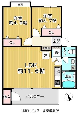 多摩川住宅ハー2号棟