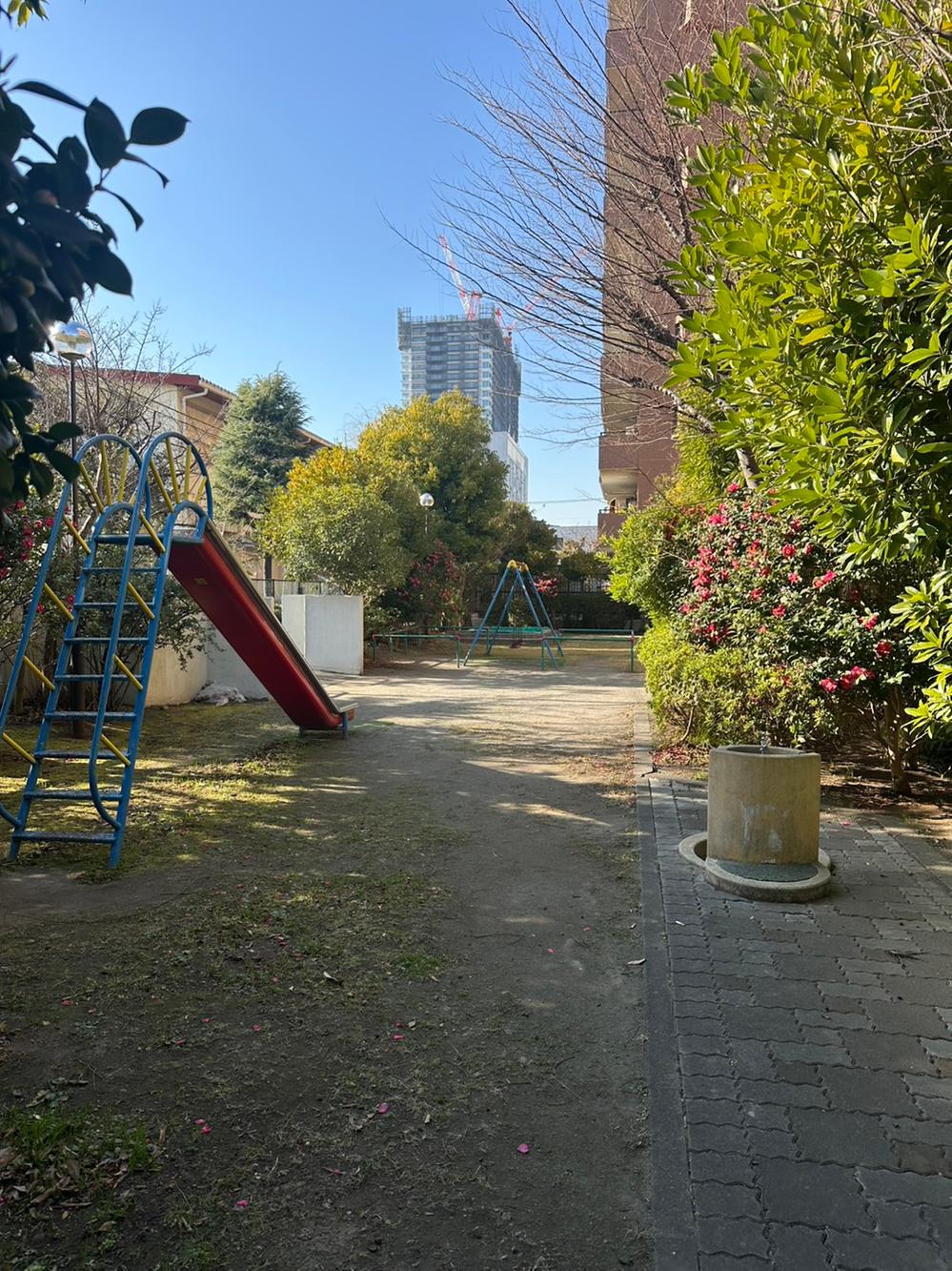 マンション南側隣接の公園