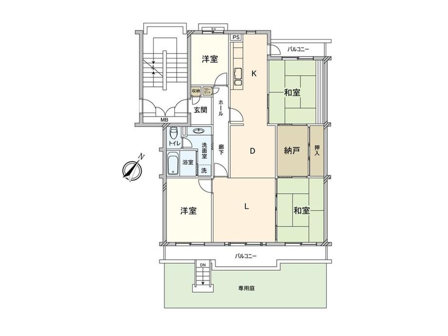 かわつる三芳野団地　２２号棟