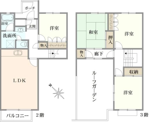 多摩ニュータウンメゾネット永山 5-20-2号棟