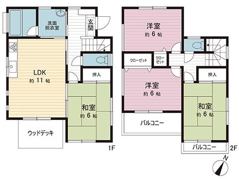 箱根ケ崎西松原（箱根ケ崎駅） 2299万円