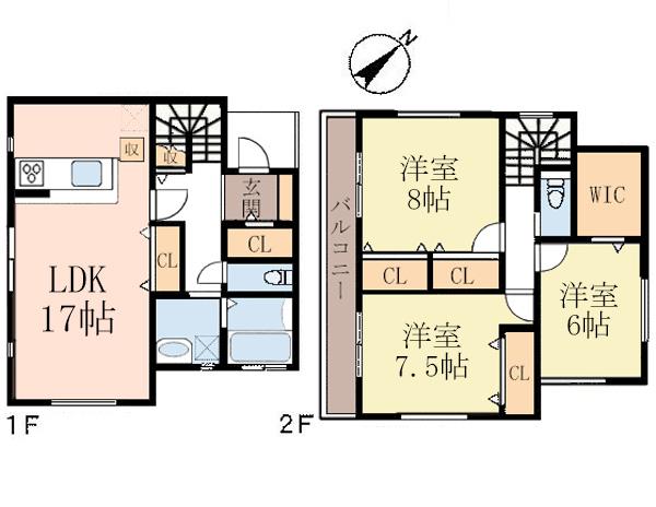 元八王子町３ 3050万円