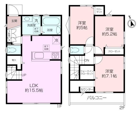 VerGarden逗子市小坪1丁目　全2棟　1号棟