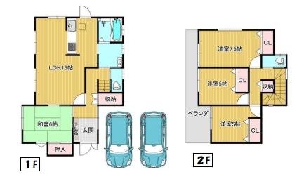 1580万円、4LDK、土地面積172平米、建物面積99.37平米 図面と現況に相違がある場合、現況を優先致します。