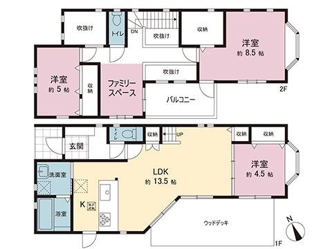 若葉台１（若葉台駅） 6380万円