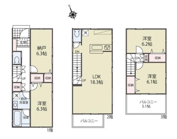 足立区綾瀬２丁目 新築一戸建て