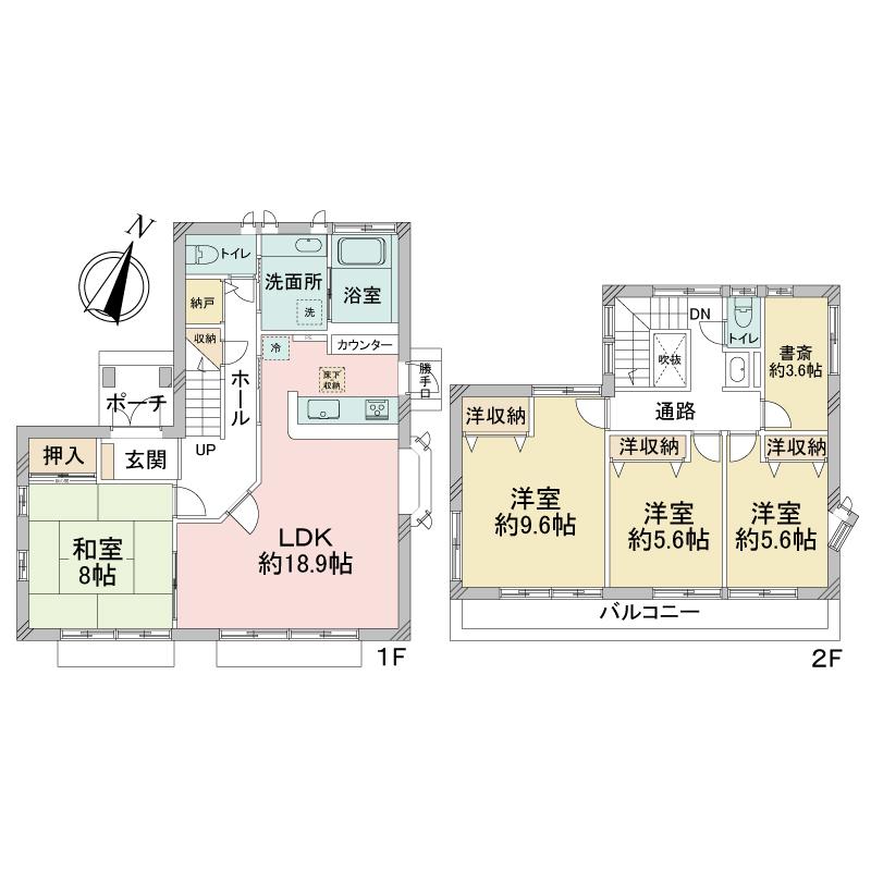 detached 埼玉県吉川市きよみ野２