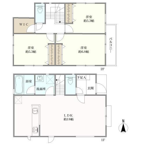 大字下安松（東所沢駅） 2290万円