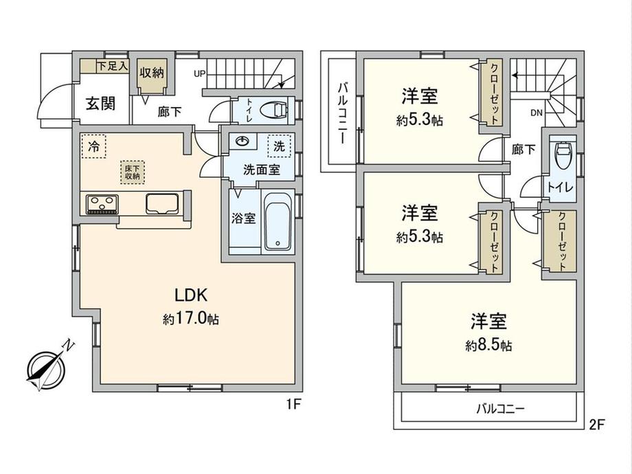 砂新田５（新河岸駅） 3580万円