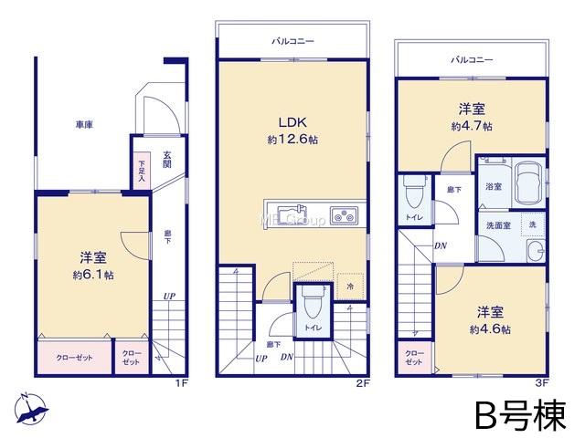 鶴ケ峰２（鶴ケ峰駅） 4430万円・4480万円