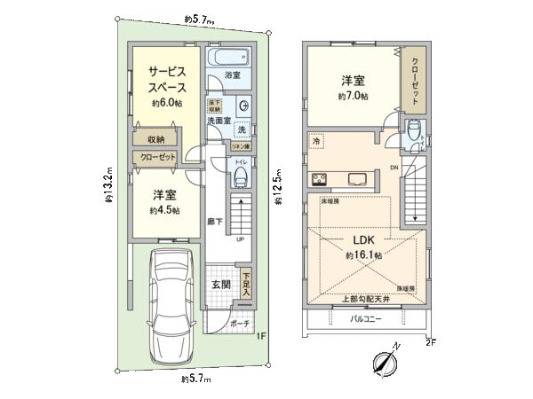 伊興１（竹ノ塚駅） 5880万円