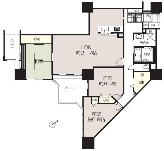 【LDK21.7帖】☆2024年3月リフォーム実施！陽当り良好☆長峰杜の三番街3号棟