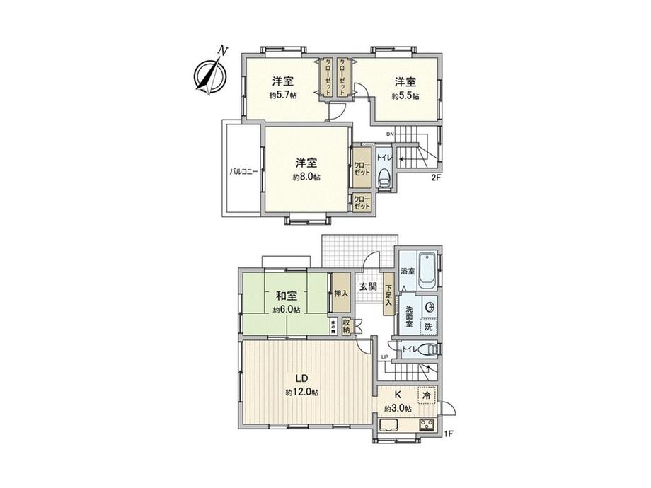 鶴瀬西３（鶴瀬駅） 3180万円