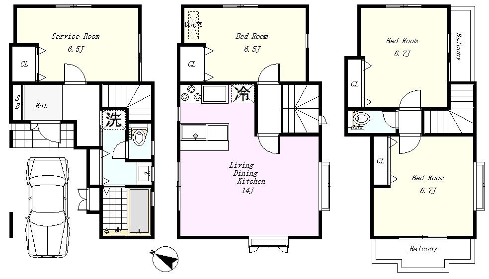 西寺尾１（大口駅） 3980万円