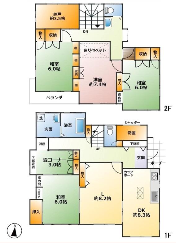 白岡（白岡駅） 2080万円