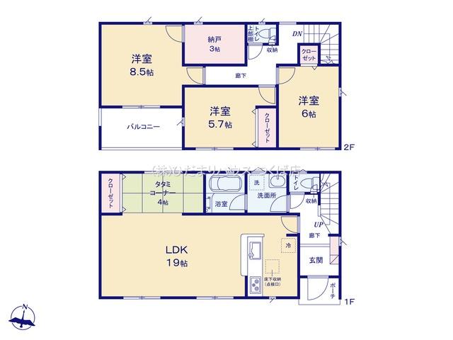 QUIE　坂東市岩井第1　新築分譲戸建