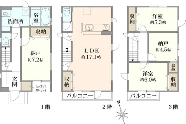 大字大間木（東浦和駅） 3999万円