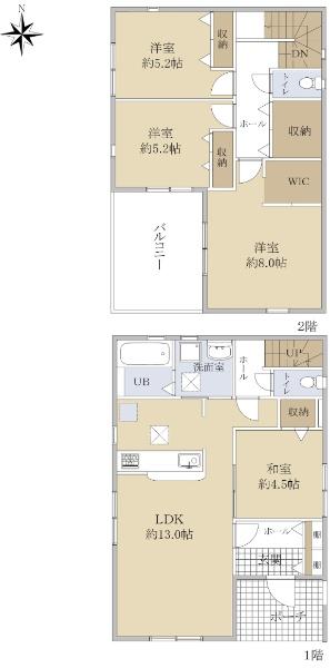 松戸市常盤平６丁目新築戸建　３号棟