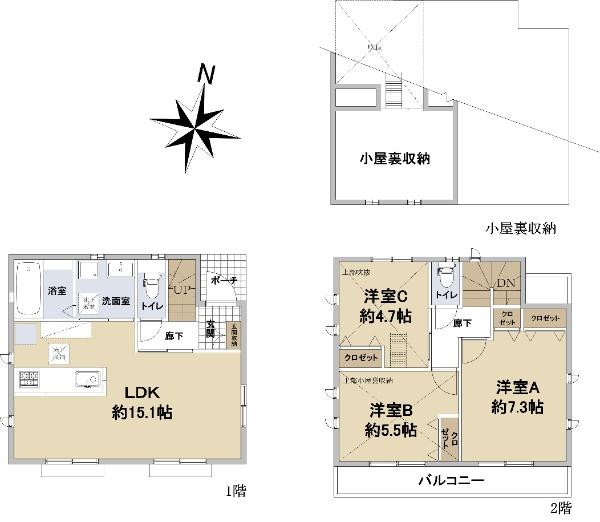 津田町３（新小平駅） 3980万円