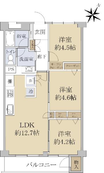 しらとり台住宅１号棟