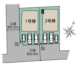 ブルーミングガーデン　相模原市南区相南3丁目　全2棟