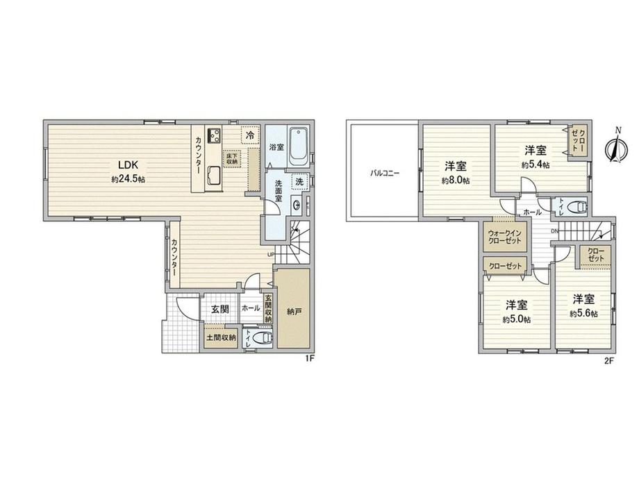 谷塚仲町（谷塚駅） 5090万円