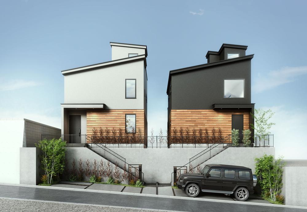 海と江ノ島を望むルーフバルコニーのある家～新築デザイナーズＰＪ～「西鎌倉」駅徒歩９分